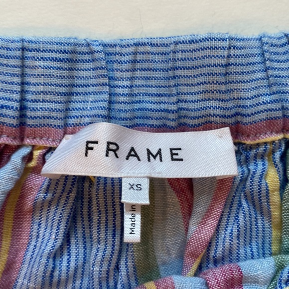 FRAME colorful, off the shoulder shirt. size XS - Picture 2 of 3